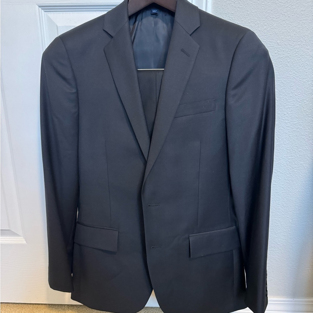 JCrew Thompson Slim Wool Suit - Black - 34S jacket and 29/32 pant